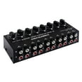 thumbnail image 2 of lionlar 8 in 2 Out AV Switch RCA Switcher Audio Distribution Speaker 8-Channel L/R Audio, 2 of 9
