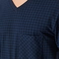 thumbnail image 4 of SCHIESSER pijama hombre - corto, cuello en V, algodón Azul oscuro 4XL (XXXX-Large), 4 of 4