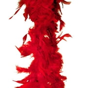 Red Feather Boa (6' 35 grams)