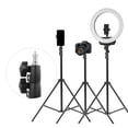 thumbnail image 3 of Light Holder, Black   Light Stand, Beauty for Photography Selfies Live Broadcasting, 3 of 7