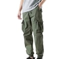 thumbnail image 7 of FRSASU Men's Outdoor Cargo Pant Lightweight Tactical Pant Hiking Jogger Classic Fit with Multi Pockets Army Green, 7 of 7