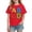 Red, variant on Babcutegg Shirts for Kid Boys Casual Fashion Crew Neck Pullover Back to School Wear Boys Summer Uniform Gray Size 4 T
