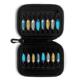 thumbnail image 1 of Lttoisl Rotating Sequin Fishing Lure Set, 16-Piece Multi-Color & Size Spinner Baits with High-Visibility Reflective Design, Durable ABS & Oxford Cloth Kit for Diverse Fish Species, 1 of 8