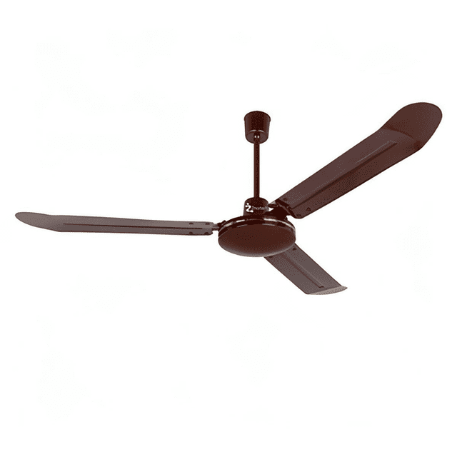 Ventilador De Techo 56 Zmartech De 3 Aspas ,color Chocolate