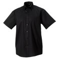 thumbnail image 1 of Russell Collection - Camisa de manga corta Diseño Ultimate Modelo Non-Iron Hombre caballero - Trabajo/Boda/Fiesta (Negro) Russell UTBC1037_black, 1 of 2