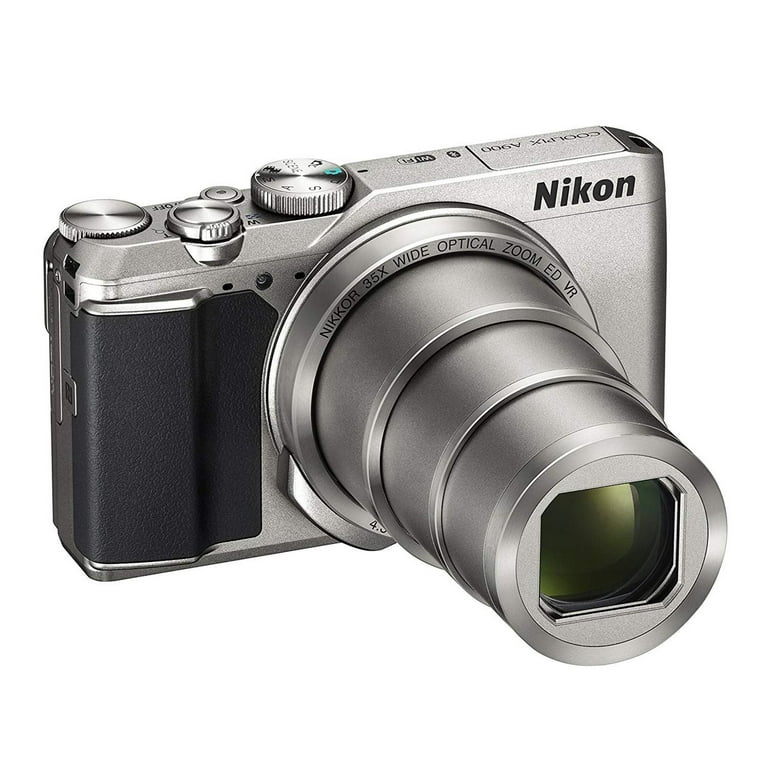 Nikon Coolpix A900 20 Megapixel Compact Camera, Silver - Walmart.com