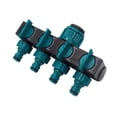 thumbnail image 1 of Agiferg Garden Hose Splitter 4 Way Plastic Tap Hose Connectors Water Distributor, 1 of 3