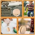 thumbnail image 4 of 5Pcs Creative Yo-Yo Balls for Craft Wooden DIY Painting Yo-Yo Balls Wooden Graffiti Toys Wood Model, 4 of 4