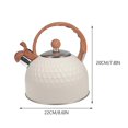 thumbnail image 2 of Stainless Steel Kettle Camping Tea Kettle Whistling Tea Kettle Whistling Stovetop Kettle Classic Tea Kettle, 2 of 2
