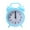 Blue #0, variant on Colorful Kids Alarm Clock - Silent Non-Ticking Bedside Clock for Children & Students | Easy-to-Set Loud Alarm | Battery-Powered | White or Blue | 4.6x3.5 Inches
