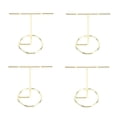 thumbnail image 4 of 4 Pcs Earring Display Rack, Metal Earring Storage Rack Necklace Holder T Shaped Jewelry Hanging Hanger Multifunction Easy Storage Metal Rack for Jewelry Keyring Display, 4 of 8