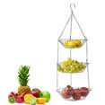 thumbnail image 1 of xinxixnxx 3-Layer Hanging Fruit Basket Iron Baskets Fruit Hanging Basket for Kitchen Restaurants Storage Baskets, 1 of 6