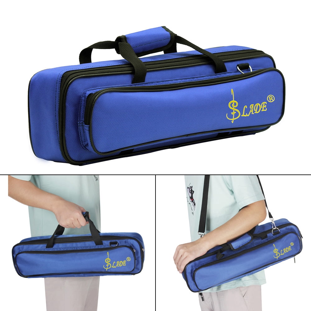 LADE Padded Flute Bag Backpack Soft Case Lightweight with Carry Handle