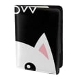 thumbnail image 2 of Pofeuu Cat Meow Print Travel Document Organizer Passport Holder Men Women for Family (6.5 in x 4.5 in),Wallet Holder Credit Card Clutch Bag Case, 2 of 5