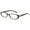 001-Black, variant on Swarovski Women's Swan Logo Rectangular Eyeglass Frames SW5018 54mm Red
