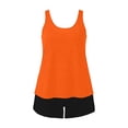 thumbnail image 6 of Yievot Womens 3 Piece Sporty Bathing Suits Swim Tank Tops & Boy Shorts & Bras Modest Tankini Swimsuits, 6 of 9