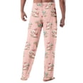 thumbnail image 3 of Hearthz Easter Sleep Pants for Men Easter Bunny Graphic Mens Sleep Pants Drawstring Straight Leg Sleep Bottoms with Pocket, 3 of 4