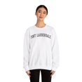 thumbnail image 4 of Fort Lauderdale Florida Sweatshirt Gifts Crew Neck Shirt Long Sleeve Unisex, 4 of 7