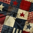 thumbnail image 5 of Odeerbi Toddler Kids Girls Independence Day A-Line Slip Dress Summer Patriotic Star Stripe Casual Strap Dress, 5 of 7