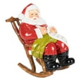 thumbnail image 2 of Figura de Papá Noel, estatua de resina, adorno de mesa, escultura decorativa, decoración navideña para dormitorio, estante, decoración del hogar, 2 of 9