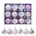 thumbnail image 1 of MesaSe Boules Suspendues Miniatures en PVC Rouge Petites Boules de Noël 12 Unités, 1 of 9