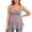A-Brown130, variant on Women Ruched Button Detail Cami Top Sweetheart Neckline Casual Daily Wear Flowy Swing Tank Blouse