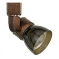 thumbnail image 3 of Cal Lighting HT-888-LED Plastic & Metal Track Fixture in Rust/Smoked Glass Gray, 3 of 3