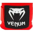 thumbnail image 3 of Venum Kontact 180" Elastic Cotton Boxing Handwraps - Red, 3 of 4