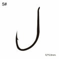 thumbnail image 4 of Sijiali 121Pcs/Set Strong Carbon Steel Assorted Size Fishhook Fishing Hooks Tackle Tool, 4 of 10