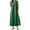 Green, variant on Womens Rompers for Summer Texture Sleeveless Seaside Dress Sleeveless V-neck Dress A-Line Casual Loose T-Shirt Beach Sundress