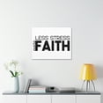 thumbnail image 3 of Scripture Walls Psalm 119:143 More Faith Less Stress Bible Verse Canvas Christian Wall Art Ready to Hang Unframed, 3 of 18