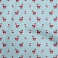 thumbnail image 1 of oneOone Polyester Spandex Light Blue Fabric Animal Fabric For Sewing Printed Craft Fabric By The Yard 56 Inch Wide, 1 of 5