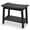 Black, variant on Bekvem Waterproof HDPE Shower Bench with Handle, Shelf and Adjustable Feet, White, Small
