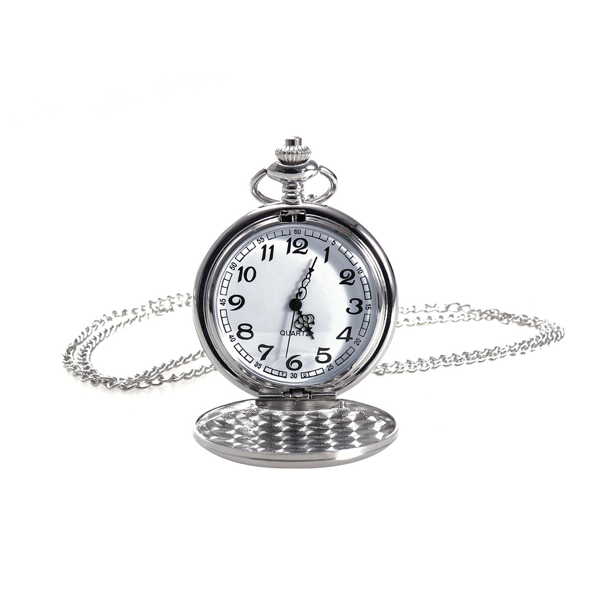Vintage Pocket Watch Unisex Quartz Watch With Necklace Chain Mechanical