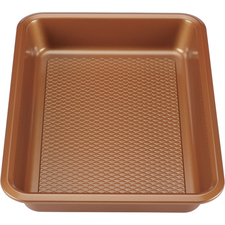 9 in. x 13 in. Copper Bakeware Covered Cake Pan 9 in. x 13 in. Copper Bakeware Covered Cake Pan