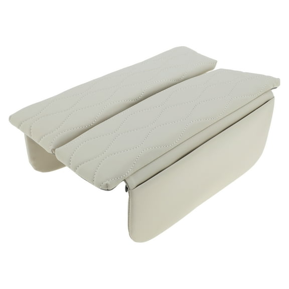 Car Center Console Cover with Storage Bag for Mercedes-Benz C Class C300 2015-2021 Beige 1 Set