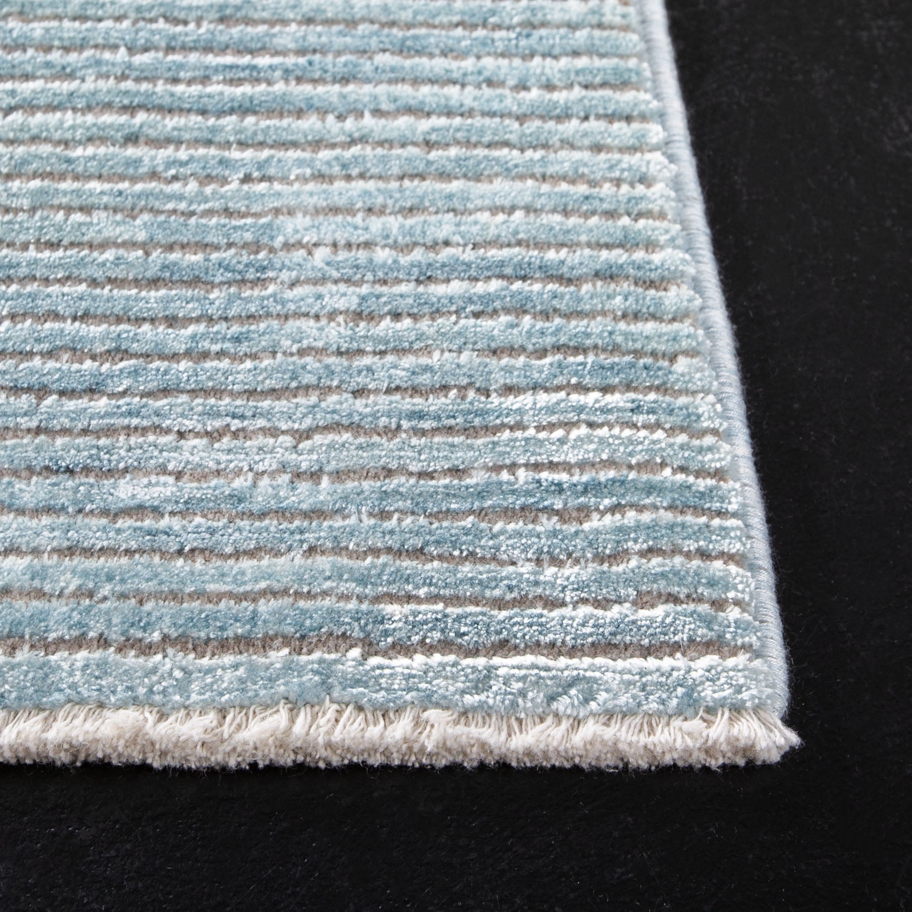SAFAVIEH Dream Ethelyn Abstract Area Rug, Turquoise/Grey, 10' x 14'