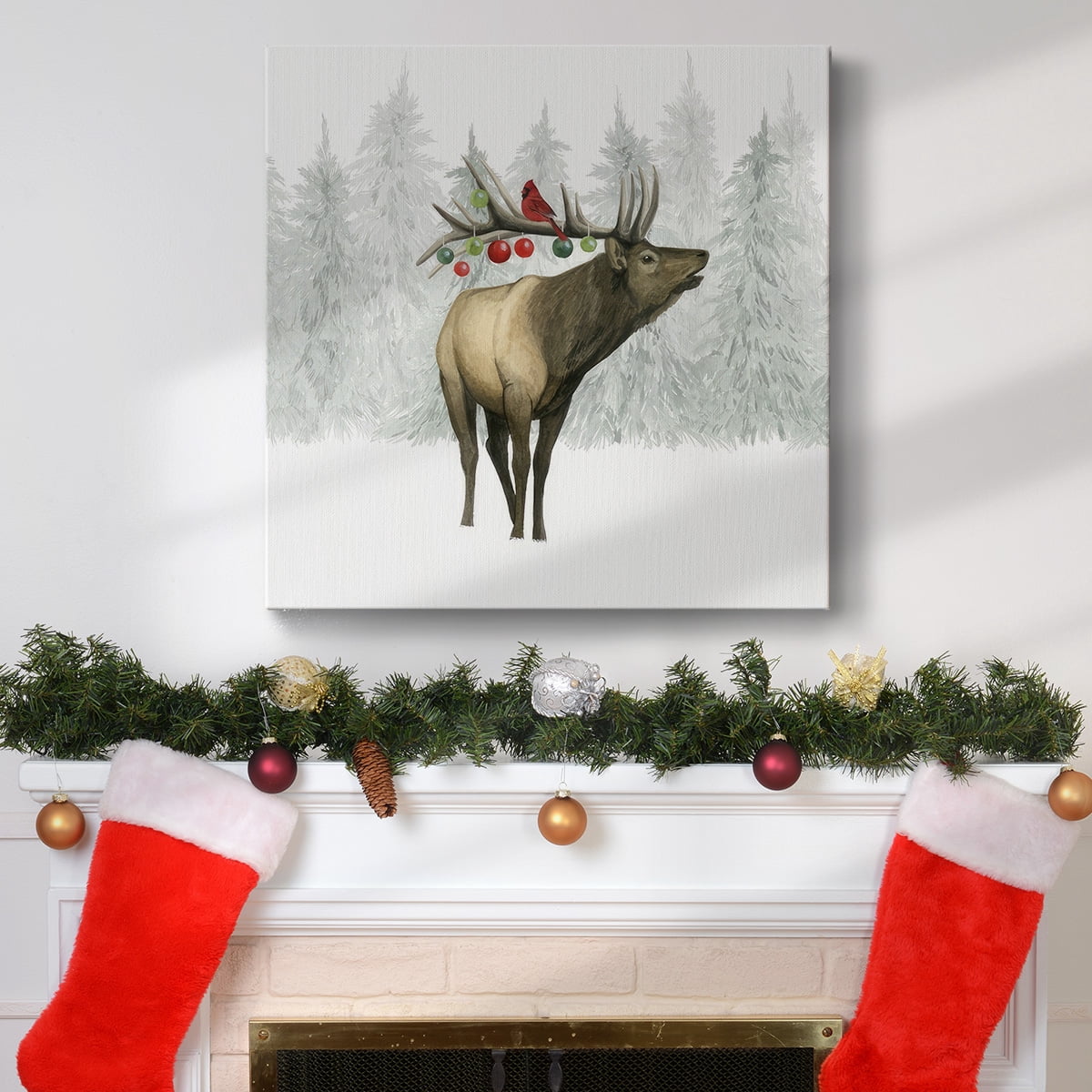 Festive Forest II- Gallery Wrapped Canvas