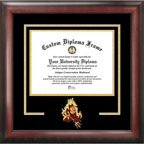 Campus Images UT995SD-1185 11 x 8.5 in. Utah Utes Spirit Diploma Frame - Satin Mahogany