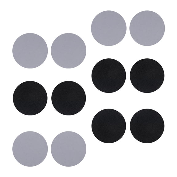 LABSERRON 15 Pairs Self Adhesive Sticker for Furniture in Bedroom Black