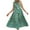 Green, variant on Fashion Swing Dresses for Womens 2026 Summer Plus Size Flower Print V-neck Sleeveless Tassels Loose Comfortable Dress