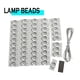 thumbnail image 4 of Inteprter 200 piezas 6V 1A Cuenta de luz LED con filtro de lente óptica Base de aluminio 1lm 5K Tira de luz de fondo Cuentas de lámpara Iluminación de Electrónica, 4 of 6
