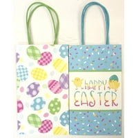 Easter -wal-mart 2pk Gift Bag Eggs/easter