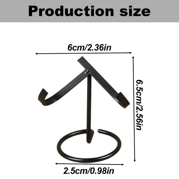 Haful Bracket Base Gd2Metal Holder Display Stand Metal Easel Stands Holder for Heart Stones