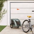 thumbnail image 1 of vidaXL Pet Bike Trailer Grey Oxford Fabric and Iron, 1 of 5
