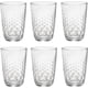 thumbnail image 5 of Juego 6 Vasos De Vidrio Grueso, Diseño con Relieve, Bormioli, Modelo, Long Drink Glit, Vasos para Agua y Coctelería Capacidad 400 Ml, 5 of 6