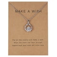 thumbnail image 2 of Wioihee Clearance Under $2.00 Lady Necklace Paper Card Butterfly Necklace Small Gift Pendant Necklace Jewelry, 2 of 2