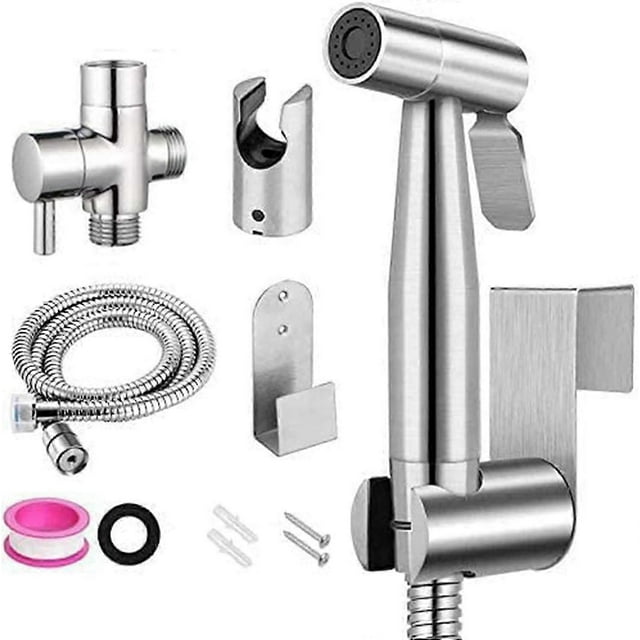 Bidet Douche Toilet Spray Set Shattaf Shower Head Hose Sprayer Kit Hand