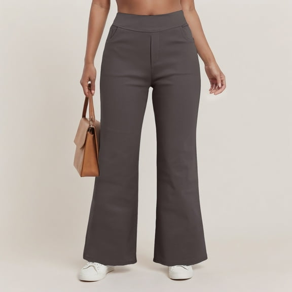 SNKSDGM Women's Plus Cargo Capri Pants for Women Black Dress Pants Women Skinny Leg Women's Jeans Stylish Slim Fit Wide Leg Trousers