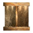 thumbnail image 2 of Adagio AFS1002 Aspen Falls Square Wall Fountain - Rustic Copper-Green Natural Slate, 2 of 2